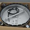 WOJET 20" Pressure Washer Surface Cleaner with 4 Wheels&Dual Handles, 4500PSI Stainless Steel Surface Cleaner Attachment for Pressure Washer for Concrete Driveway Sidewalk Deck Patio, Commercial Grade