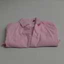Makkrom Men Linen Shirt Button Down Long Sleeve Cotton Beach Band Collar Casual Summer Shirts, Size L