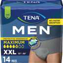 Tena Men Protective Underwear for Men, Maximum Absorbency, Better Fit, Adult Diaper, XXLarge, 14 Count