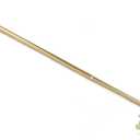 Fantasia Cafe Decorative Window Curtain Rod, 48"- 86" Adjustable Width, 7/16" Diameter, 3/4" Projection - White with Matching Finials - Easy to Install Telescoping Rod - Brackets & Hardware Included