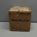 Heavy Duty Trailer Hitch Locks Fits 2-5/16" Couplers, Upgraded Anti Theft Trailer Tongue Lock Secure with Coupler and Safety Chain, Trailer Lock for RV Camper Trailer Truck Pickup Boats