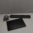 Single LCD Computer Monitor Free-Standing Desk Stand Mount Riser for 13 inch to 32 inch screen with Swivel, Height Adjustable, Rotation, Vesa Base Stand Holds One (1) Screen up to 77Lbs(HT05B-001)) (Black)