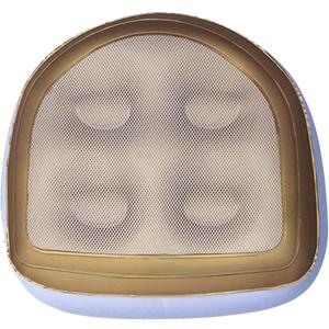 Hot Tub Seats for Adults, Inflatable Hot Tub Accessories with Suction Cup and Mesh, Inflatable and Water-Filled Dual Purpose Hot Tub Booster Seat Comfortable Soft Hot Tub Cushion (Gold)