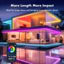 Neon RGB Rope Lights,IP67 Waterproof, Flexible Led Rope Lights, Control with App/Remote, Music Sync, for Gaming Room Living Bedroom Wall Decor (20FT)