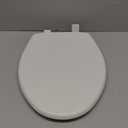 Bemis 7300SLEC Slow Close Toilet Seat, Easy Clean Hinges and Durable Plastic Seat, Made in USA, Elongated, White