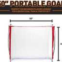 Franklin Sports FiberTech Street Hockey Goal Set, 
Product Dimensions	26"D x 40"W x 50"H