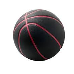 Silent Basketball Size 7 (29.5")  Grooved Airless Indoor Basketball for Quiet Dribbling and Indoor Training, Pro PU Foam Ball  Real Feel Higher Bounce Quieter (Black)