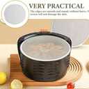 ABOOFAN 9.84 Inch Stainless Steel Splatter Guard Oilproof Mesh Screen for Air Fryer and Frying Pans Grease Splatter Shield Kitchen Tool for Clean Cooking