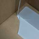 Sink Splash Guard Clear Acrylic with Easy Reach Cutaway Freestanding One Piece Protective Shield 23.5" x 4.5" x 18" Barrier for Kitchens Medical Offices and Labs By Marketing Holders