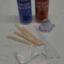 JANCHUN Crystal Clear Epoxy Resin Kit 16oz, Bubble-Free, Anti-Yellowing, Self Leveling Easy Mix 1:1 Coating and Casting Resin for Table Top, Molds, Tumbler Crafts, Painting, Jewelry, DIY Gifts (8 Fl Oz (Pack of 2))