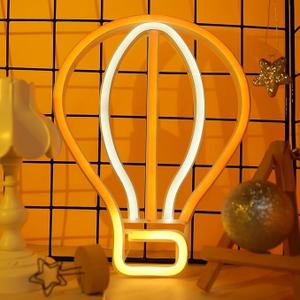 Battery Powered Neon Light,LED Table Decoration,Bedroom Wall Decoration,Birthday Gift (Hot Air Balloon) Battery Powered Neon Light,LED Table Decoration,Bedroom Wall Decoration,Birthday Gift (Hot Air Balloon)