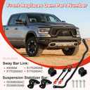 55398938AC Front Suspension Stabilizer Bar Fit For 2009-2010 Dodge Ram 1500, 2011-2018 Ram 1500, 2019-2022 Ram 1500 Classic 4WD, Sway Bar End Links Kit with Bushing, Replace K80894 55398938AB