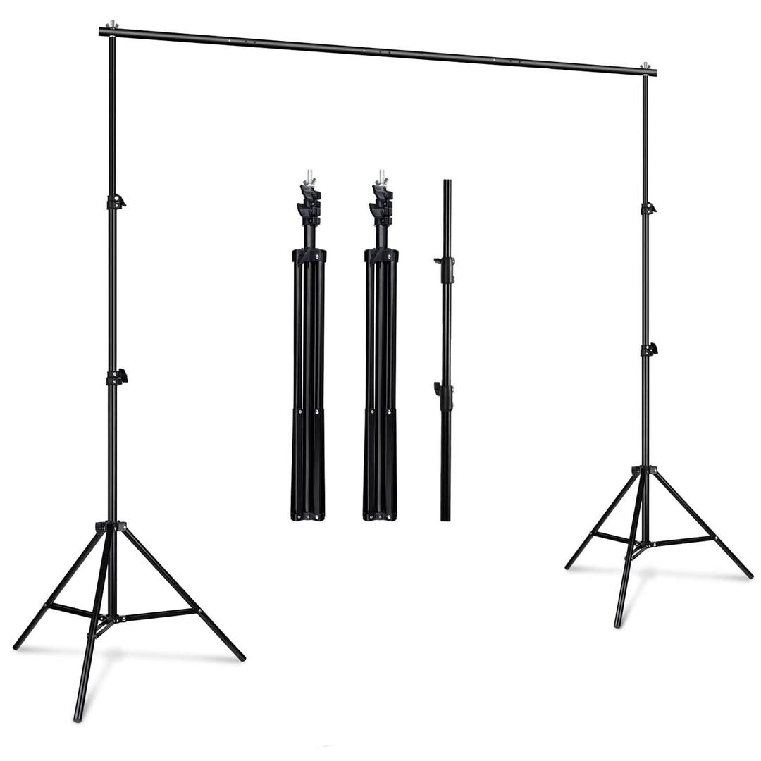 Backdrop Stand Fully Adjustable Frame Stand for Backdrop for Studio photography Tripod frame for Stage Back Decoration Stand Chromakey Green Screen Stand