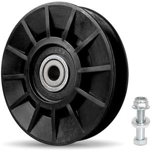 194326 V-Idler Pulley Compatible with Craftsman Mower, Drive V-Groove Idler Pulley Compatible with Hus qvarna AYP YT3000 YET4000 4500 GT6000 YTH21K46 Lawn Mower with 42" 54" Deck, Replace 532194326