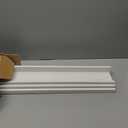 Forbena 48 Inch Floating Shelves for Wall Set of 4, Large White Picture Ledge Shelf for Living Room Photo Frames, Extra Long Wood Wall Shelves with Lip for Bedroom Hallway Office Nursery Kids Books