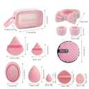 Makeup Brush Set, 42Pcs Makeup Tool Set Premium Synthetic Foundation Powder Concealers Eye Shadows Blush Makeup Brushes Kit with Makeup Sponge, Powder Puffs for Beginner & Professional
