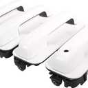 Exterior Door Handle, for Ford F150 Pickup 2015-2020, Oxford White Front Rear and Left Right Outside Door Handles, OE# FL3Z1522405AA JC3Z2626605AA JC3Z2522404AA, 4PCS