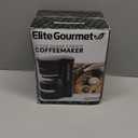 Elite Gourmet EHC-5055 Automatic 5-Cup Brew & Drip Coffee Maker with Pause N Serve Reusable Filter, On/Off Switch, Water Level Indicator (Black)