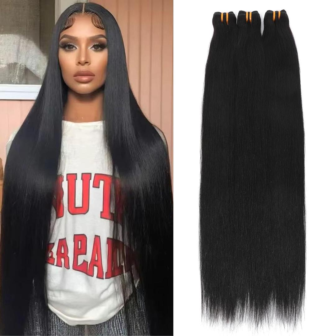 16A Raw Human Hair Bundles 100% Burmese Virgin Straight Bundles Human Hair, Sliky Boutique Extensions, Can Be Dyed and Restyled, Full Ends, Vertical Smooth (16 18 20) 16A Raw Human Hair Bundles 100% Burmese Virgin Straight Bundles Human Hair, Sliky Boutique Extensions, Can Be Dyed and Restyled, Full Ends, Vertical Smooth (16 18 20)