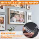 Double Sided Tape Heavy Duty 2 Pack, 1.2 Inch x 400 Inch Extra Large Nano Double Sided Adhesive Tape for Walls, Carpets, and Posters - Removable Reusable, Washable(33.3FT)