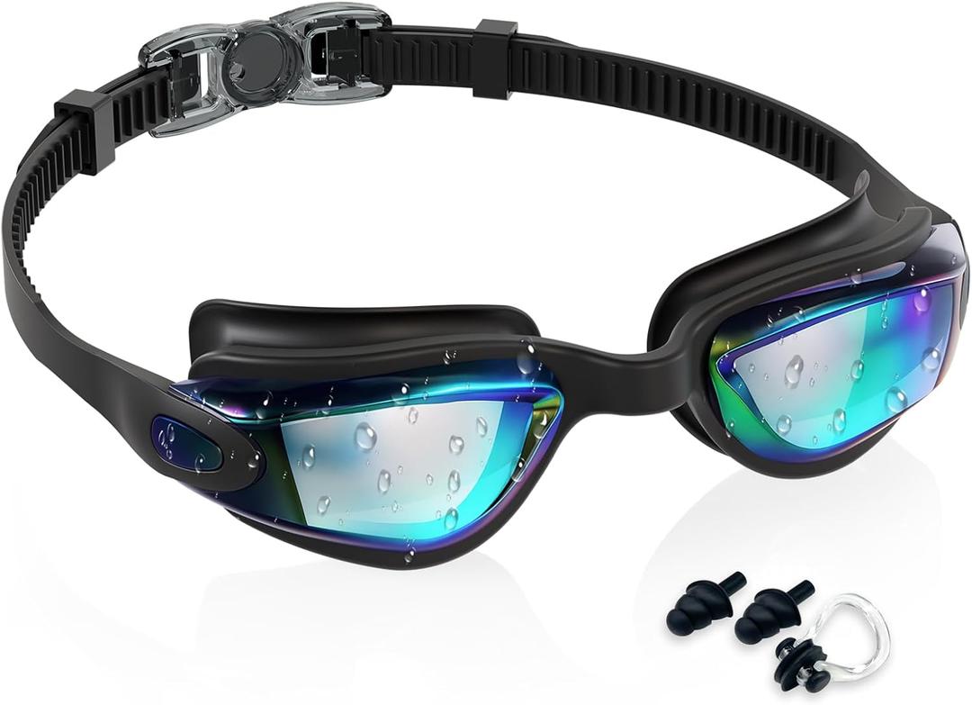 2 x Aegend Swim Goggles - Kids Swimming Goggles for 3-14 Boys Girls Youth No Leaking Clear Vision