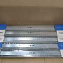10 Pair Full Extension Ball Bearing Drawer Slides 8 10 12 14 16 18 20 22 24 Inch 100 LB Load Capacity Side Mount File Cabinet Rails Dresser Metal Runner Trash Can Kitchen (22 inch, Silver)