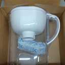 Brita Water Pitcher, Slim, 5 Cup Capacity, Includes One Advanced Filter-White, Size