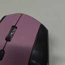 memzuoix Ergonomic Wireless Mouse, 2.4G Optical Cordless, 800/1200/1600 DPI, Vertical Computer Mouse for Laptop, Mac, PC, Desktop (Right Hand, Large) - Purple