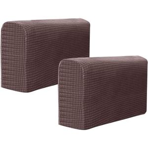 2 Pcs Couch Arm Covers Polyester Anti- Slip Armchair Cover Armrest Cover for Chairs Sofa Stretch Armrest Covers Furniture Protector Washable Armchair Slipcovers (Dark Coffee) 2 Pcs Couch Arm Covers Polyester Anti- Slip Armchair Cover Armrest Cover for Chairs Sofa Stretch Armrest Covers Furniture Protector Washable Armchair Slipcovers (Dark Coffee)