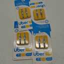 Uber 3.5mm Aux Cable 4 Pack, 3 ft. Light Blue, Male to Male Auxiliary Cord, Stereo Audio, for Headphones, Car, Stereo Speakers, Smartphones, 85170