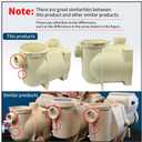350089 Pool pump Body Volute Housing Compatible with Pentair Inground Pool pump Body casing 1.5HP EC-342001 VST 342002 1.1THP 348190 115 208-230V 1HP EC-348190 replace 1.5HP Pools Strainer pumps shell