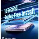 MAGIC JOHN 2 Pack for iPhone 17 6.3 inch Tempered Glass Screen Protector, Auto Dust-Elimination, Bubble Free, HD Clear, Easy Installation,iPhone 17 6.3''