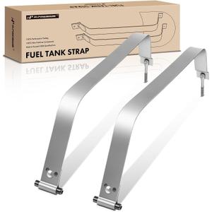 A-Premium Fuel Tank Straps W/ 2PCS Compatible with Jeep Wrangler [YJ Series] 1987 1988 1989 1990 1991 1992 1993 1994 1995 [OHV, 6Cyl 2.5L 4.0L 4.2L]