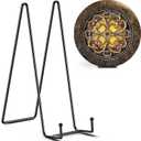 TR-LIFE 16 Inch Heavy Duty Plate Stand (2 Pack) - Metal Display Easel for Large Plates, Picture Frames, Signs, Posters, and Decorative Platters