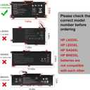 LK03XL 916814-855 Battery for hp Envy x360 Convertible 17m-ae0xx 17-bw 17m-ae111dx 15m-bp1xx 15m-cn0xxx 15-cn0xxx 15m-cp0xxx 15m-cn0012dx 15m-cn0011dx 15m-bq021dx 15m-bp112dx 916368-421 l09281-855