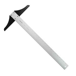 Pacific Arc: T-Square, Aluminum, Scholastic - inch/Metric 24" Drawing and Design Tool for Students and Professionals, Great for Carpentry, Drafting Architecture, Engineering, and Art