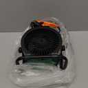 SISUPASSIE Outdoor Heaters for Patio, 1500W Portable Garage Heater with Overheat Protection & 3S Fast Heating, Non-Slip Cushion, Electric Space Heater for Patio, Garage, Greenhouse, Bedroom, Green