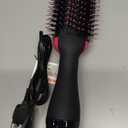 Hair Dryer Brush Blow Dryer Brush in One, Upgraded 4 in 1 Hair Dryer and Styler Volumizer with Negative Ion Anti-frizz Ceramic Titanium Barrel Hot Air Hair Straightener Brush
