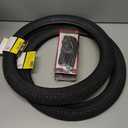 2 Pack - Tires, Tubes, Rim Strips Combo - 16" x 1.75" Freestyle Kontact Bike Tire, Tube and Rim Strip Bundle - TAC 9 Bicycle Products