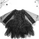 IKALI Black Witch Costume for Kids, Classic Black Witch Dress up for Girls Toddlers (8-10 Years)