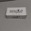 WiFi Extender, WiFi Extender Signal Booster Dual-Band(5.8G&2.4G) Wireless Repeater Coverage to 12880 sq. ft & 105 Devices, 1-Tap Setup, Supports Ethernet Port, Faster Speed