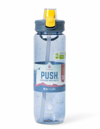 Water Bottle 32oz, clear water bottle with Spout Lid and Carry Handle, Reusable, Tritan, BPA Free, Hiking Water Bottle Suitable for Travel, Outdoors, Gym, Travel, Home, School (Dark blue)