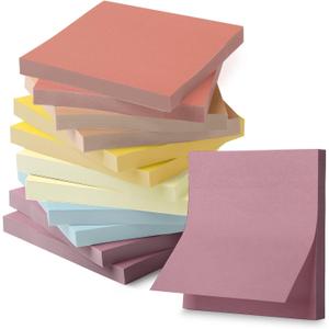Mr. Pen- Sticky Notes, 3"x3", 12 Pads, 600 Sheets, Sunlit Sands, Sticky Notes Bulk, Self-Stick Note Pads, Perfect for Office, School, Home, Study & Organization