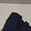 Ihot Women's Glitter Party Dresses Sexy V Neck Long Sleeve Faux Wrap Ruched Bodycon Sparkly Night Club Dress (Medium, Dark-Blue)