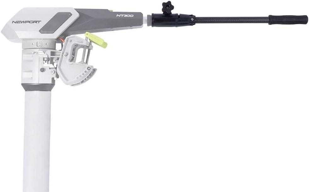 Newport Tiller Extension Handles - with Outboard Motors & Trolling Motors - Carbon Fiber Wrapped Composite Shaft - Ultimate Comfort & Control (18")