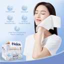 2 x Helice Face Towels, 10"12" Disposable Face Towel, Face Towelettes XL, Ultra Soft Makeup Remover Dry Wipes, Thick Face Towel for Sensitive Skin, 50 Count (1 Pack)