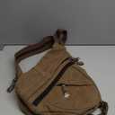 KL928 Canvas Sling Bag - Small Crossbody Backpack Shoulder Casual Daypack Rucksack for Men Women(Large Version)