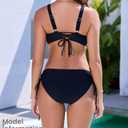 Women's Strappy Cutout One Piece Swimsuit Mesh Monokini Bathing Suit (Black, M)