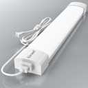 LED Ceiling Light with Plug, 5000k LED Tube Lights with Plug 16W Plug in Ceiling Lights Fixture Linkable Led Closet Lights with NO/Off Switch for Garage Cabinets Kitchen Workbench Office Overhead (1.43FT/1PCS)