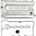 A-Premium Engine Valve Cover Compatible with Chevy GMC Buick 2.4L - 2010-2017 - Equinox Terrain Malibu Captiva Sport Impala LaCrosse Regal Verano Orlando, with Gasket & Cap, Replace # 12610280